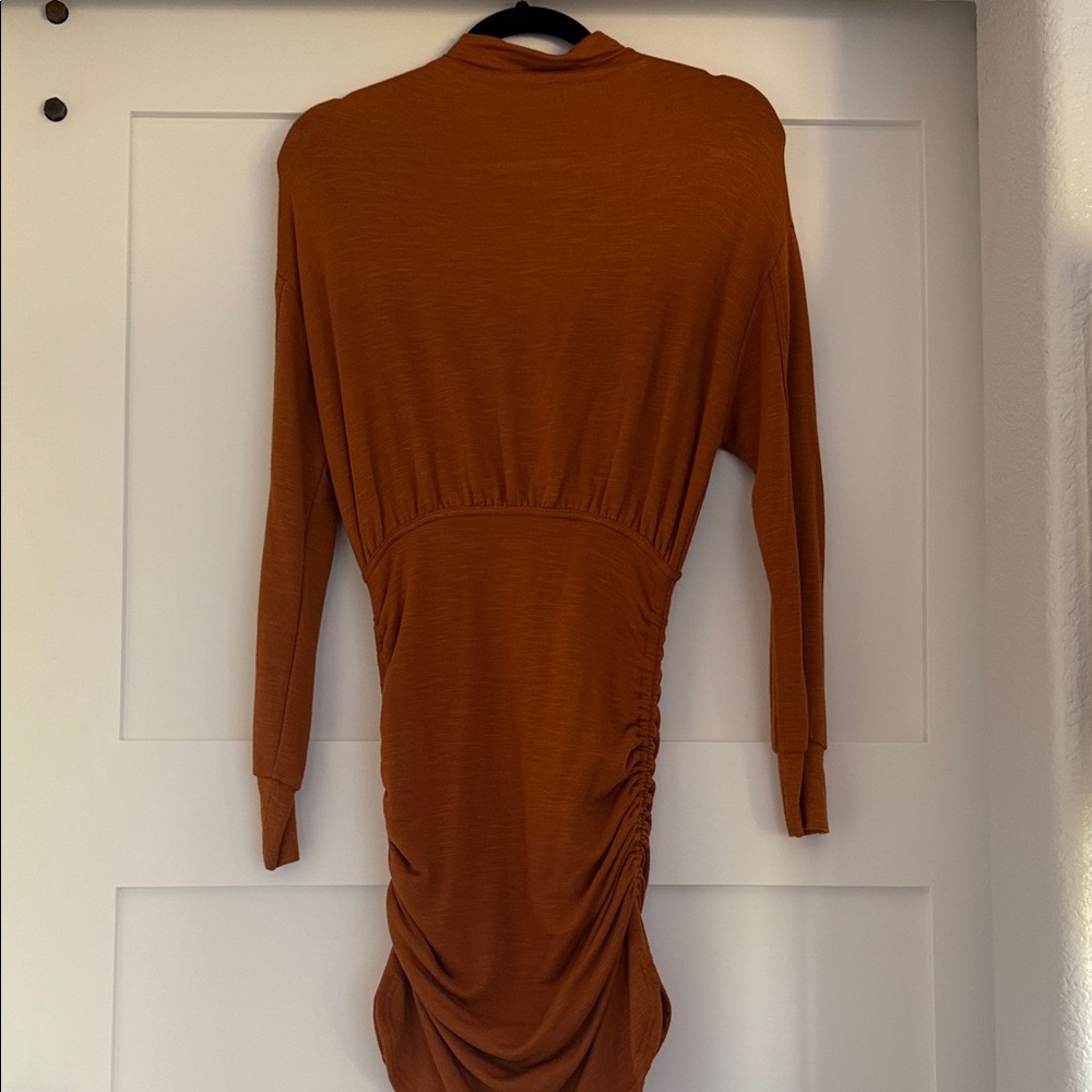 Anthropologie rust dress